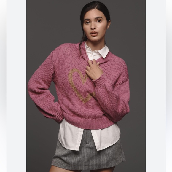 Anthropologie Sweaters - The Pippa Mock-Neck Sweater by Maeve: Icon Edition Anthropologie size XS